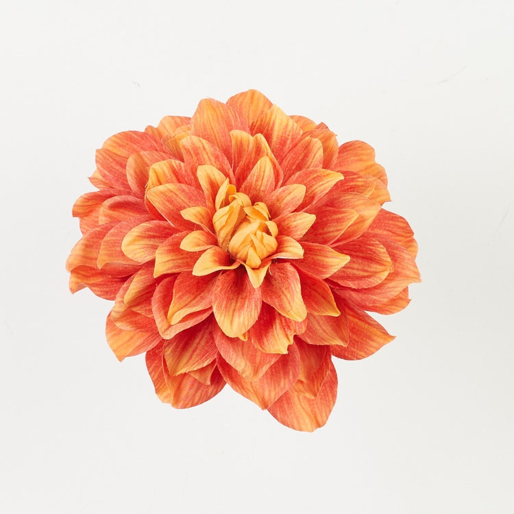 Oranž daalia kunstlillepea Ø17 cm - Kunstlilled