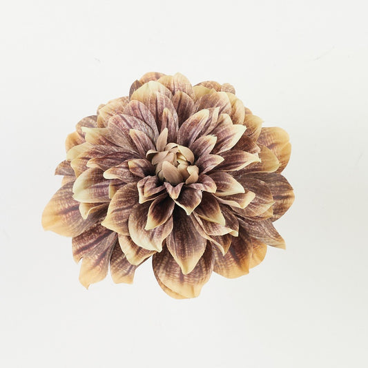 Daalia kunstlillepea pruun-sügiskollane Ø17 cm - Kunstlilled