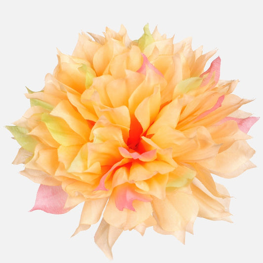 Kollase daalia kunstlillepea Ø14 cm - Kunstlilled