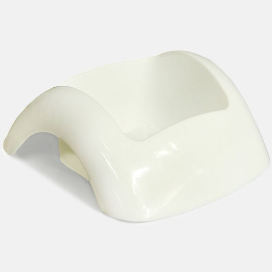 Valkoinen pieni kukkaruukku 7 cm - Tekokukat