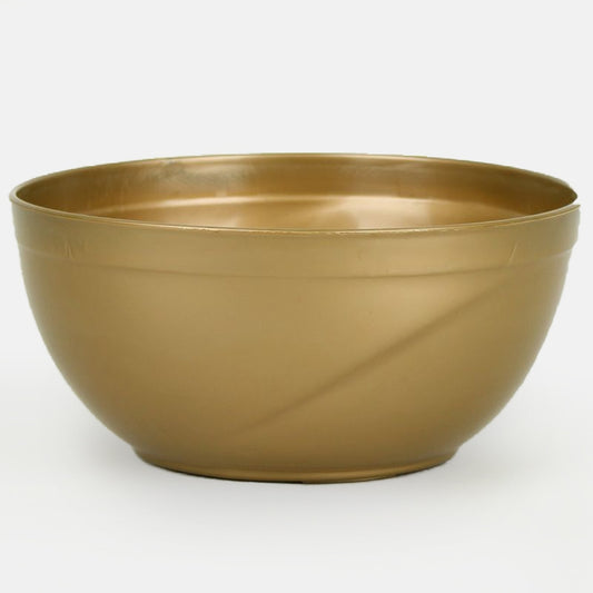 Kultainen kulho kukkaruukku 18 cm - Tekokukat