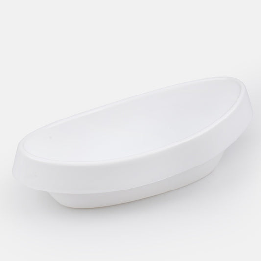 Valkoinen Vera muovikukkaruukku 25 cm - Tekokukat