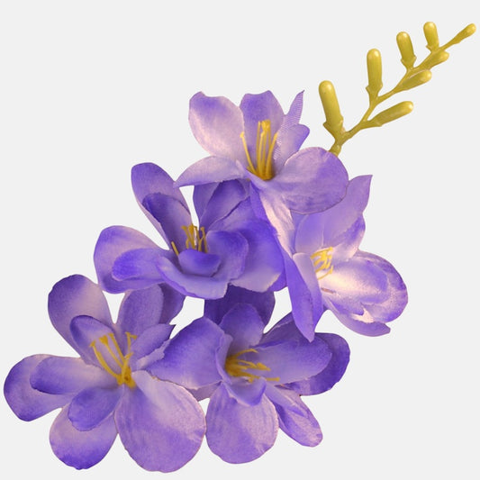 Satiinfreesia kunstlillepea lilla 20 cm - Kunstlilled