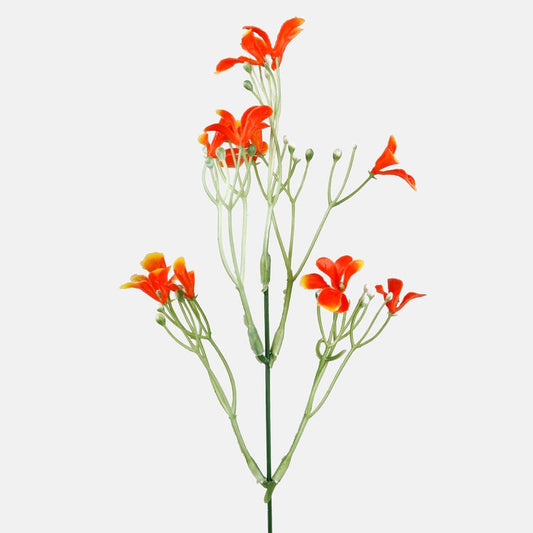 Oranssi nemesia koristeoksa 33 cm - Tekokukat