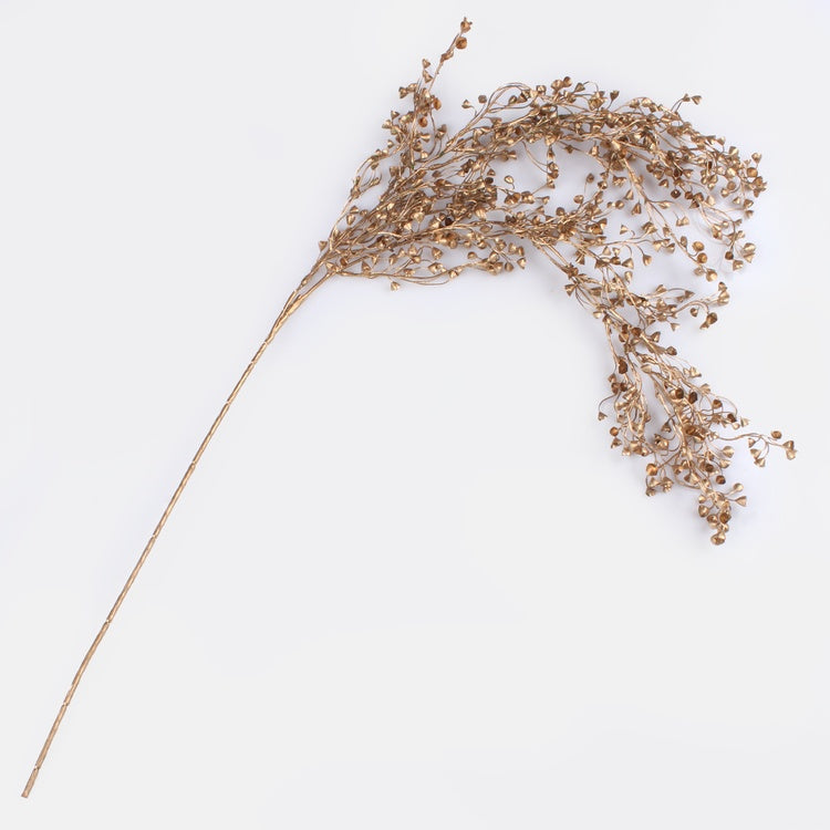Kullavärvi metallist dekoratiivoks 95 cm - Kunstlilled
