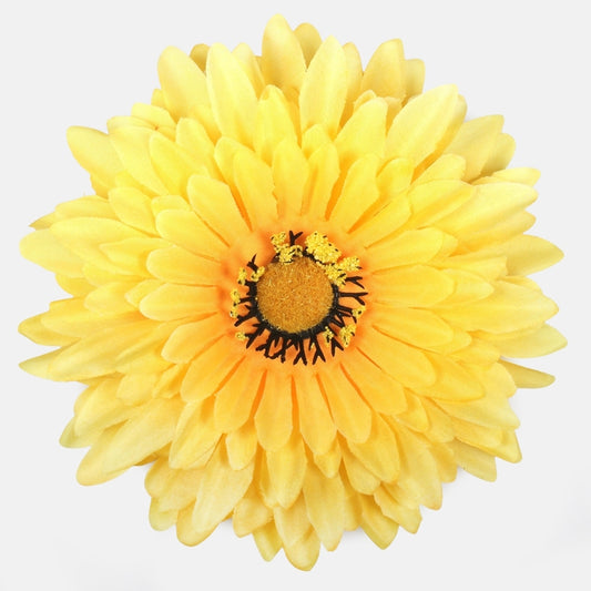 Kollase gerbera kunstlillepea Ø15 cm - Kunstlilled