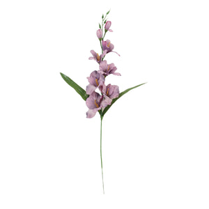 Violetti tekomiekkalilja 64 cm, lehdellinen varsi