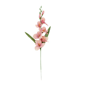 Lohenpunainen tekomiekkalilja 64 cm, lehdellinen varsi