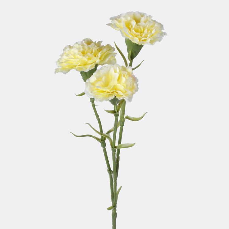 Kollane nelk kunstlill 60 cm - Kunstlilled