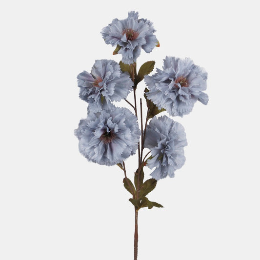 Vaaleansininen tekoneilikka 5 kpl 72 cm - Tekokukat