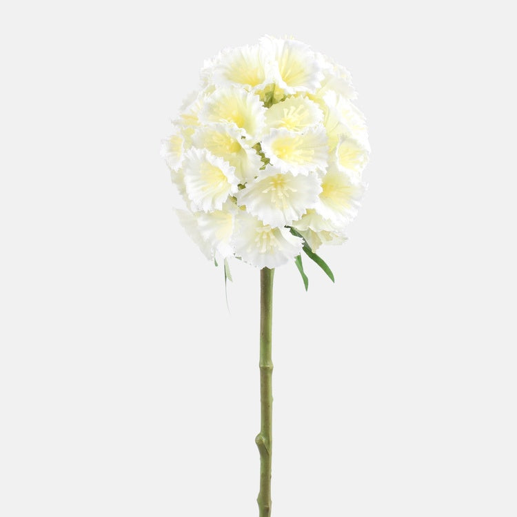 Kreemivärvi lumepalli kunstlill 58 cm - Kunstlilled