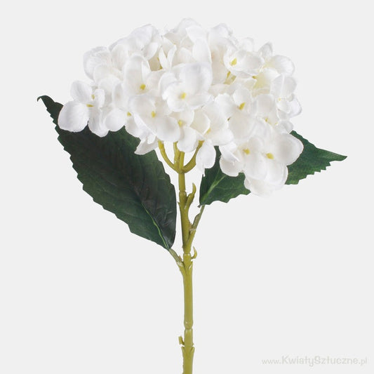 Valkoinen hortensia tekokukka 46 cm - Tekokukat