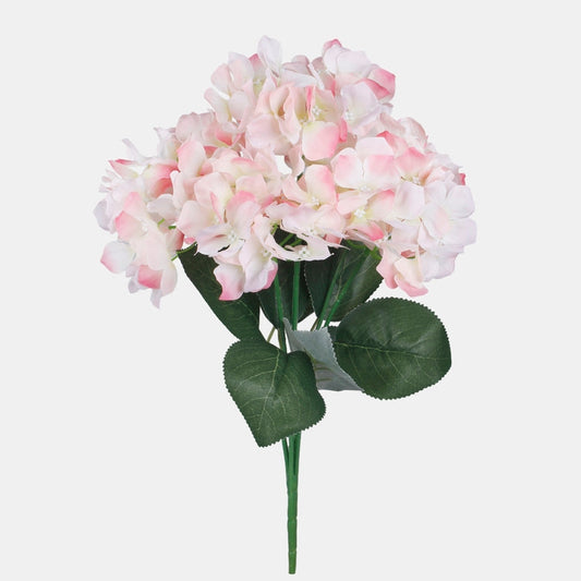 Kunsthortensia kimp kreemjas-roosa 42 cm - Kunstlilled