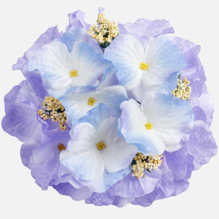 Hortensia kunstlillepea helesinine-helelilla Ø16 cm - Kunstlilled