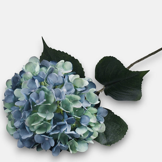 Heleroheline-sinine Hortensia kunstlill 88 cm - Kunstlilled