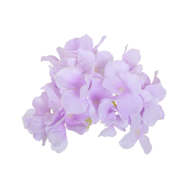 Hortensia kunstlillepea valge-helelilla Ø14 cm - Kunstlilled