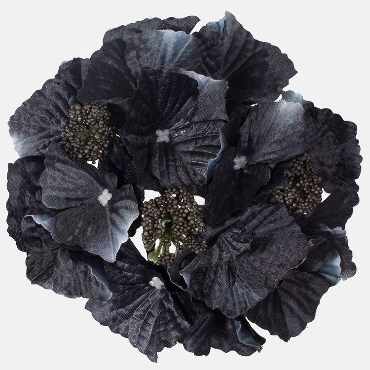 Black Hydrangea kunstlillepea Ø16 cm - Kunstlilled