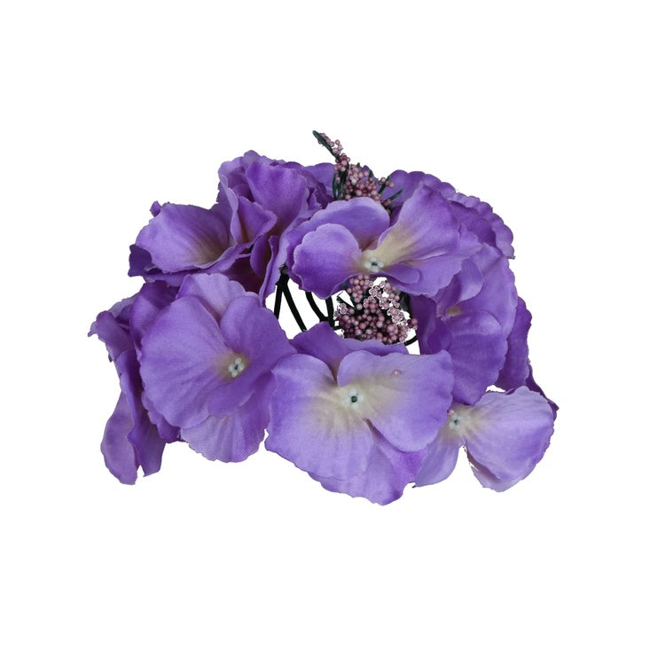 Helelilla hortensia kunstlillepea Ø17 cm - Kunstlilled