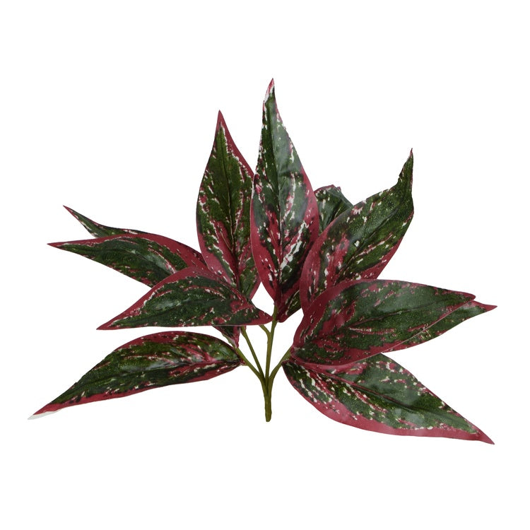 Veinipunane hosta kunsttaim 30 cm - Kunstlilled