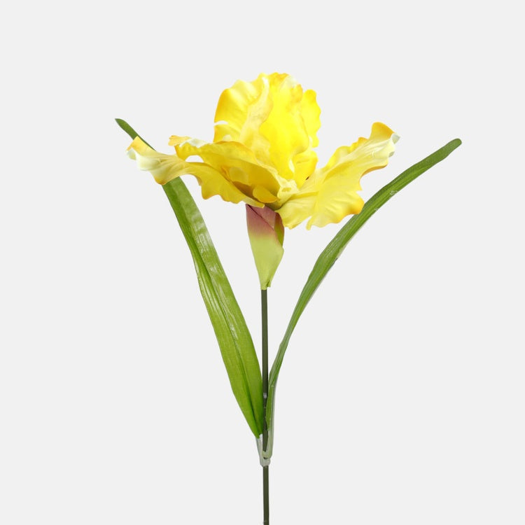 Kollane iirise kunstlill 58 cm - Kunstlilled