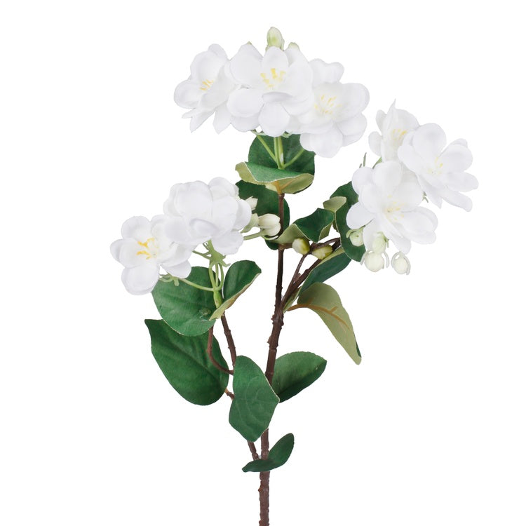 Valge jasmiini kunstlill 60 cm - Kunstlilled