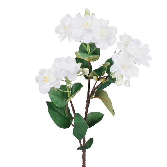 Valge jasmiini kunstlill 60 cm - Kunstlilled