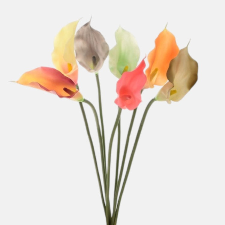 Kummipinnaga juhuslikku värvi kunstlill 63 cm - Kunstlilled