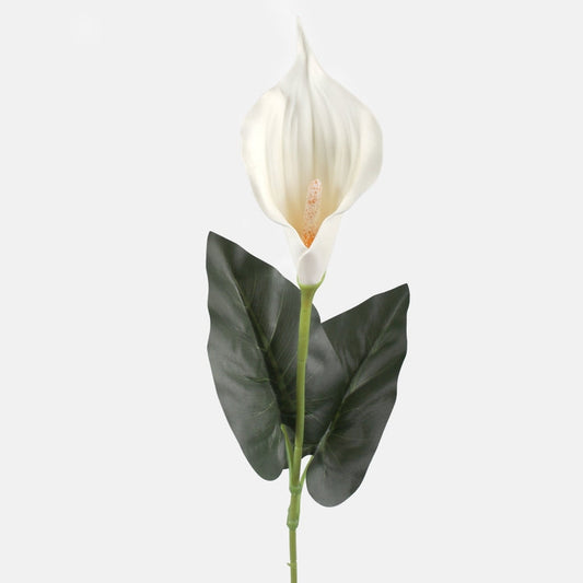 Kreemjas kalla kunstlill 65 cm - Kunstlilled
