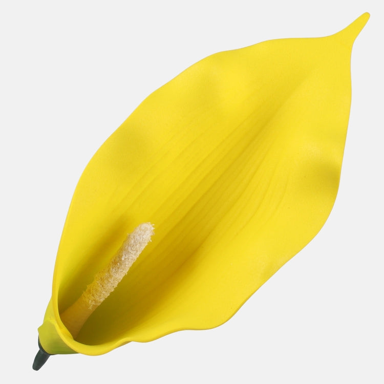Kollane kalla kunstlillepea 20 cm - Kunstlilled