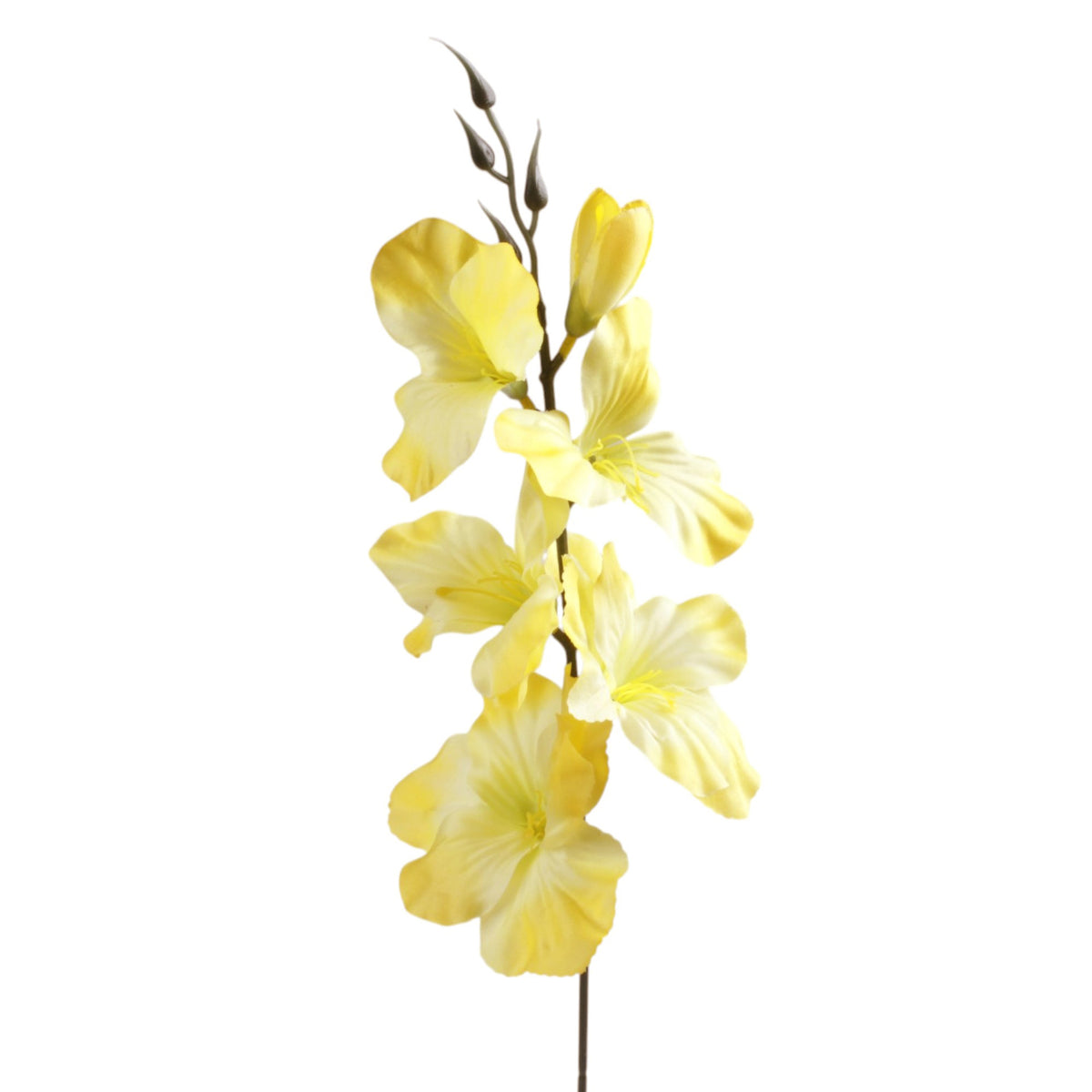 Keltainen gladiolus – tekokukka, 55 cm