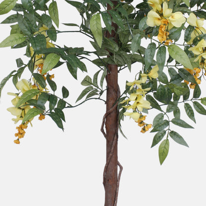 Keltainen sinisade – tekopuu, 150 cm