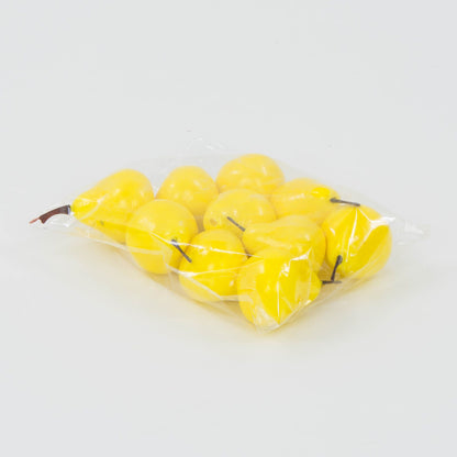 Keltainen sisustuskoriste, 3cm, 12 kpl / pakkaus