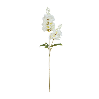 Kerma/valkoinen tekohortensian kukkavarsi, 85 cm