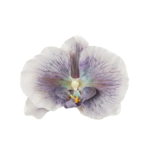 Kerma/violetti tekoorkidean kukkapää, 11.5 cm