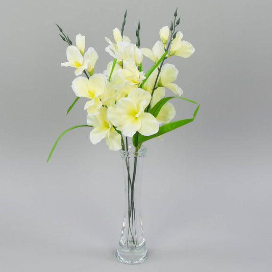 Kermanvärinen gladiolus – tekokukka, 12 kpl