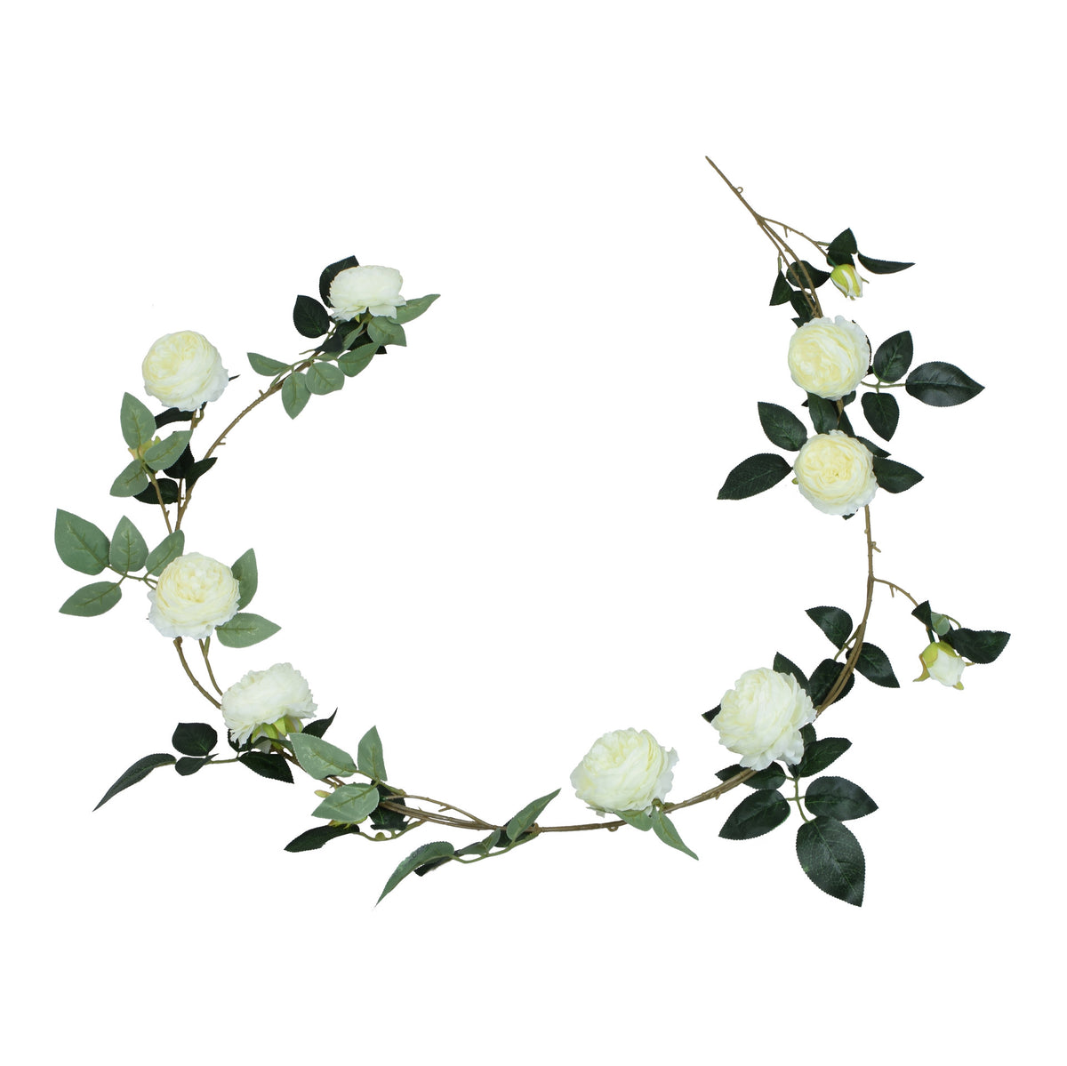 Kermanvärinen pioni – tekoköynnös, 180 cm