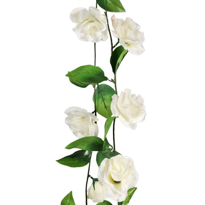 Kermanvärinen ruusu – tekoköynnös, 206 cm
