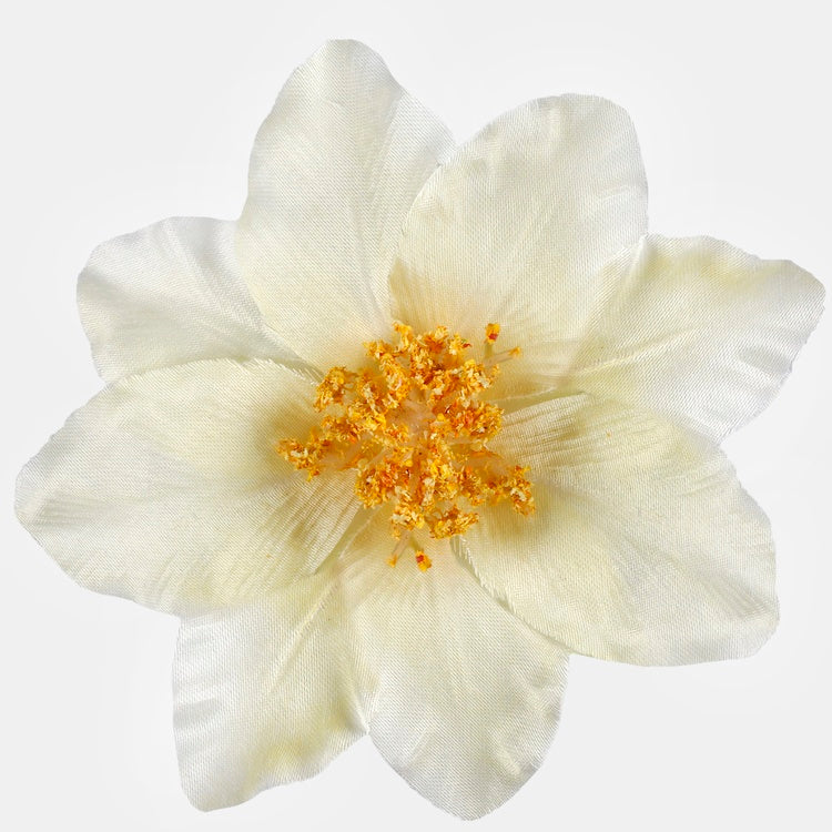 Kreemivärvi klematise kunstlillepea Ø12 cm - Kunstlilled