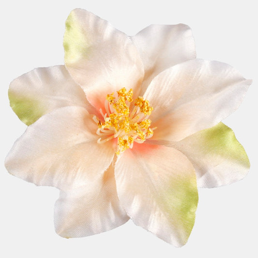 Clematis kunstlillepea virsiku värvi Ø12 cm - Kunstlilled