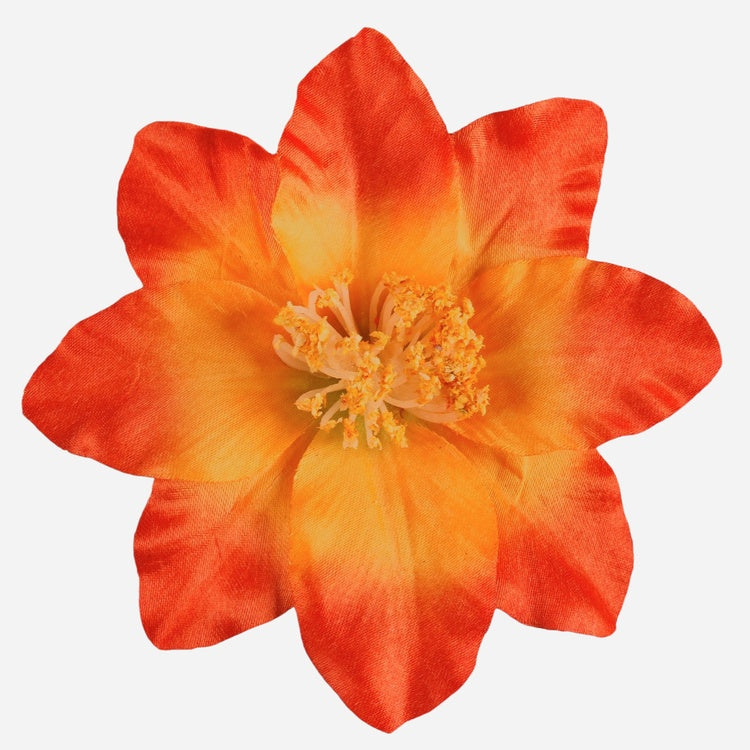 Clematis kunstlillepea oranžikaskollane Ø12 cm - Kunstlilled