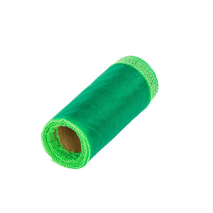 Smaragdinvihreä organzakangas 12 cm × 9,14 m