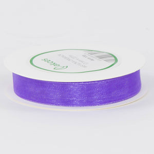 Kanervanvioletti organzanauha 12 mm × 22,86 m