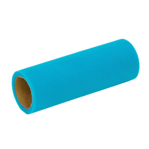 Turkoosi tylli 15 cm × 9,14 m