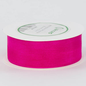 Purppuranvärinen organzanauha 25 mm × 22,86 m