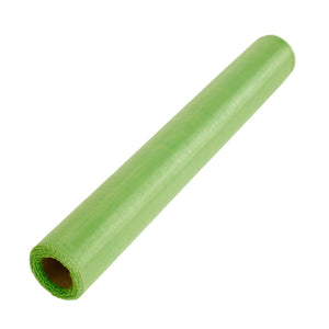Oliivinvihreä organzakangas 40 cm × 9,14 m
