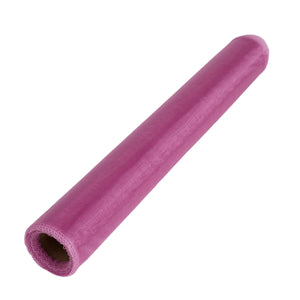 Luumunvärinen organzakangas 40 cm × 9,14 m