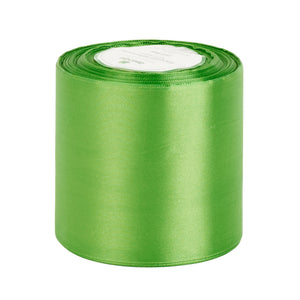 Ruohonvihreä satiininauha 100 mm × 25 m
