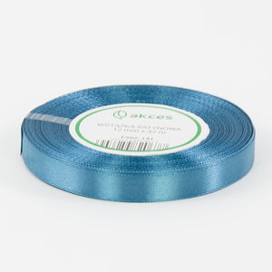 Sinivihreä/sininen satiininauha 12 mm × 32,92 m