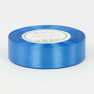 Murrettu sininen satiininauha 25 mm × 32,92 m