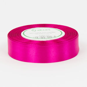 Kirkkaanpinkki satiininauha 25 mm × 32,92 m
